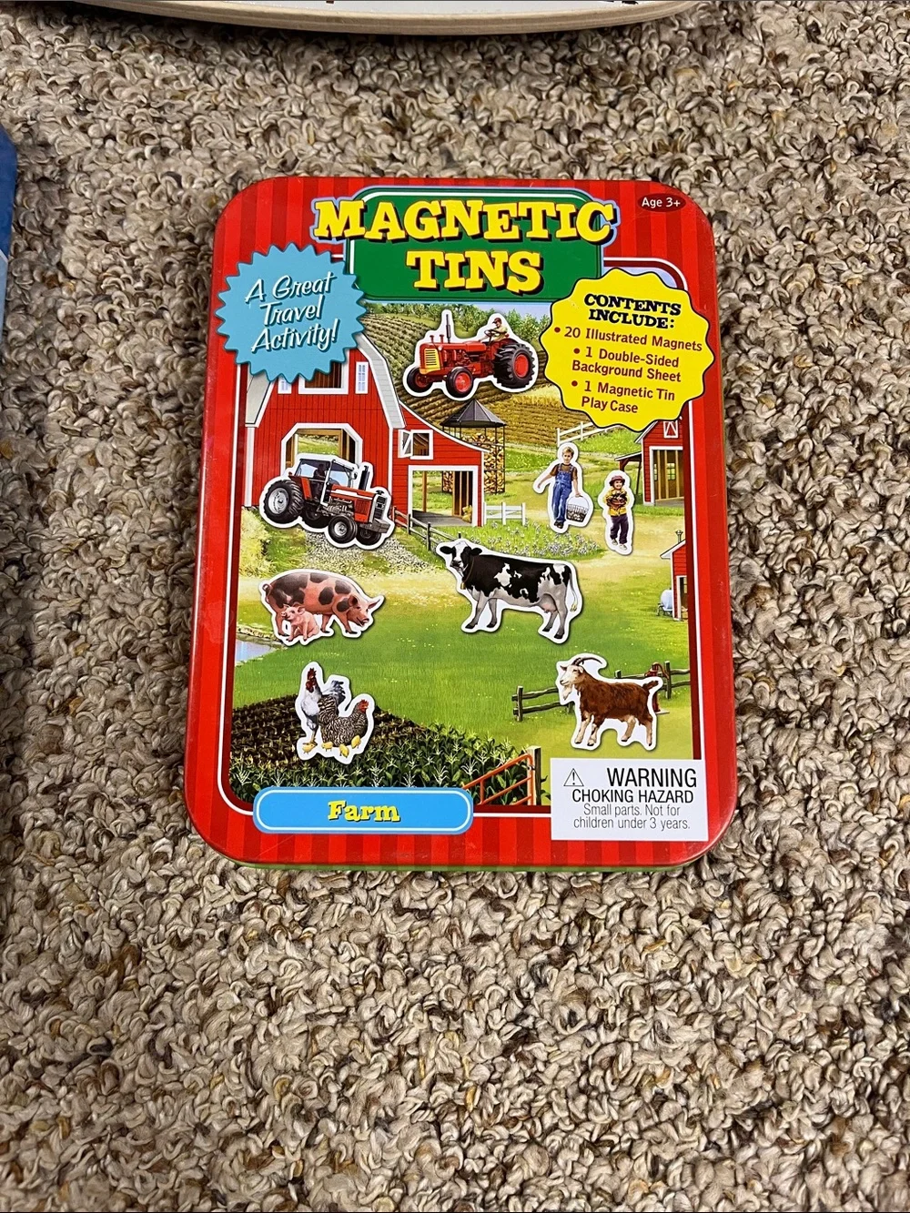 Felt bus Busy Board and magnetic creations for car play